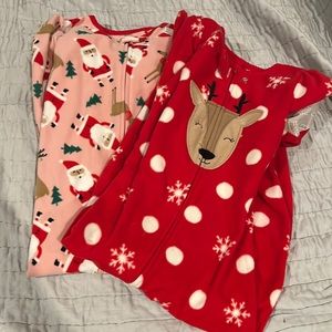Christmas Footie pjs size 4